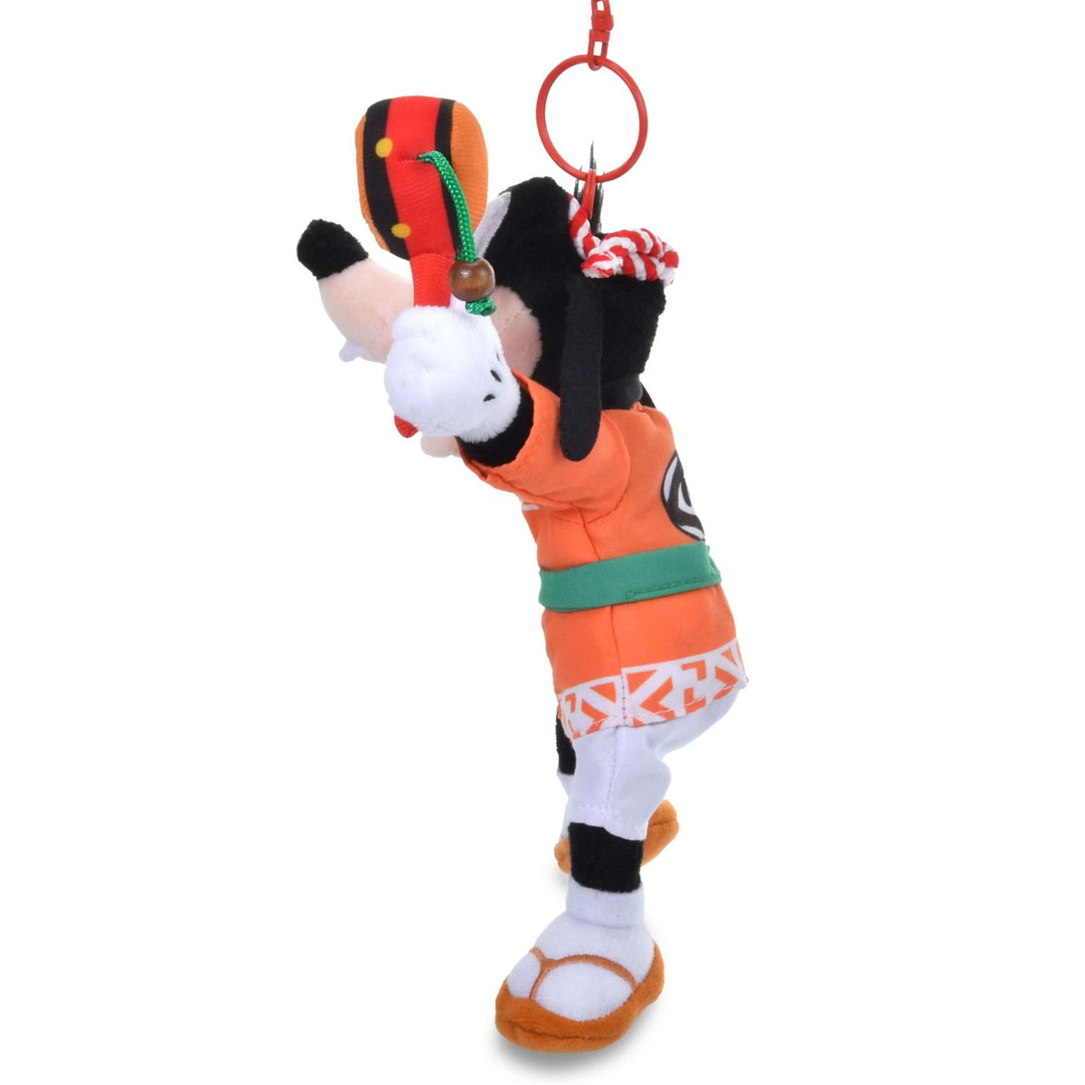 Japan Tokyo Disney Store Goofy Plush Toy Keychain MATSURI STYLE