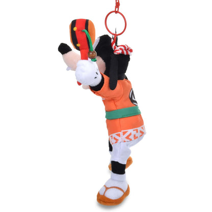 Japan Tokyo Disney Store Goofy Plush Toy Keychain MATSURI STYLE