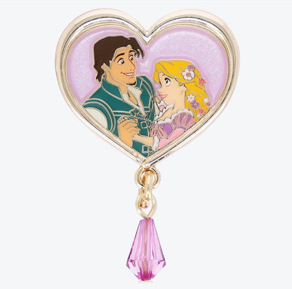 Japan Tokyo Disney Resort Princess Heart Pin Badge Set of 3