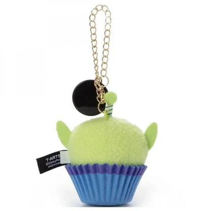 Japan Disney Takara Tommy Nui Pan Brett Plush Keychan Little Green Men cup cake