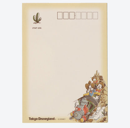 Japan Tokyo Disney Resort Big Thunder Mountain Mickey Letter set case