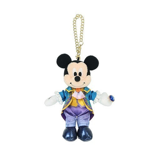 Japan Tokyo Disney Resort Mickey Mouse Plush Toy Charm Sea 25th Fantasy Springs