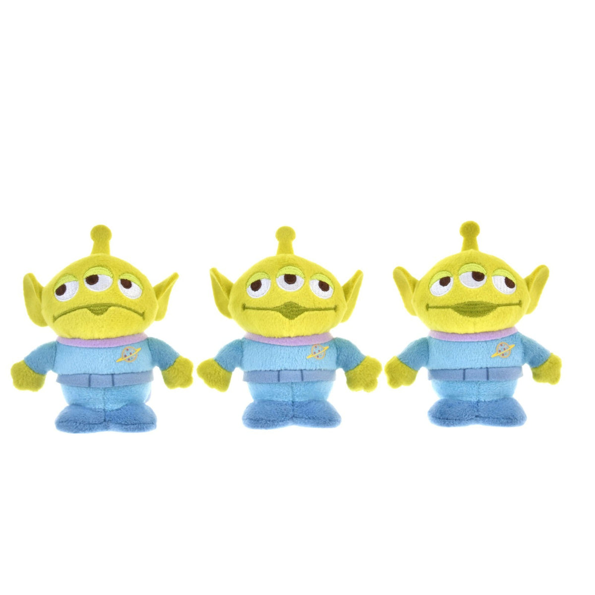 Japan Tokyo Disney Store Little Green Men Alien Plush Toy Set stanDs Toy Story