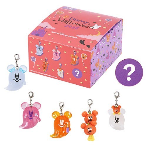 Japan Tokyo Disney Resort Mickey Pumpkin lantern Ghost Charm Set Halloween 2026