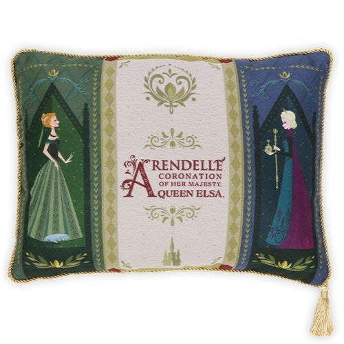 Japan Tokyo Disney Resort Cushion Elsa Ana Frozen Fantasy Springs