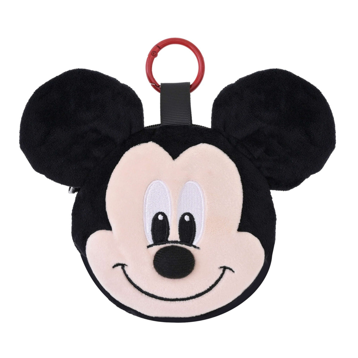 Japan Tokyo Disney Store Mickey Mouse Pouch Loop with Carabiner Face