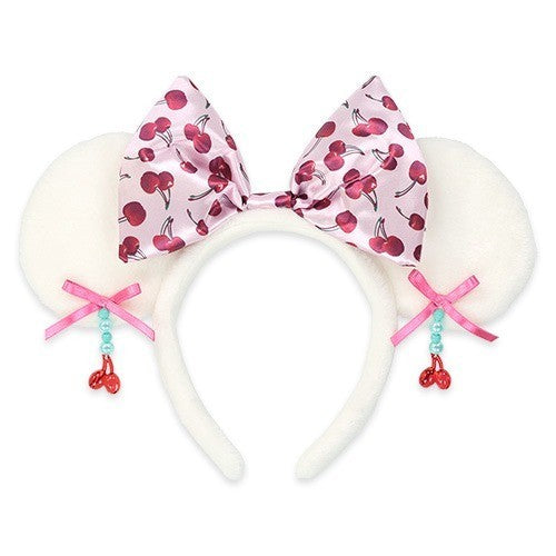 Japan Tokyo Disney Resort Headband With the Cherry on Top Minnie Ears Cap Hat