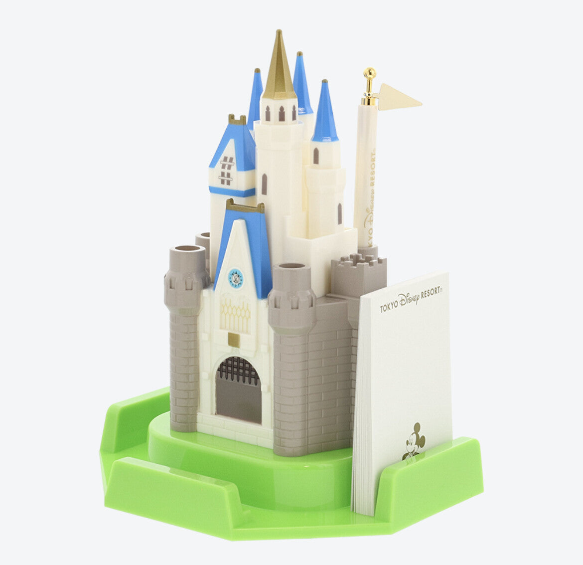 Japan Tokyo Disney Resort Cinderella Castle Pen Stand Memo ball pen Figure