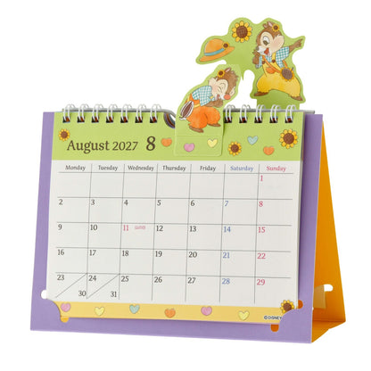 Japan Tokyo Disney Store Chip and Dale Desktop Calendar Pop-up 2027
