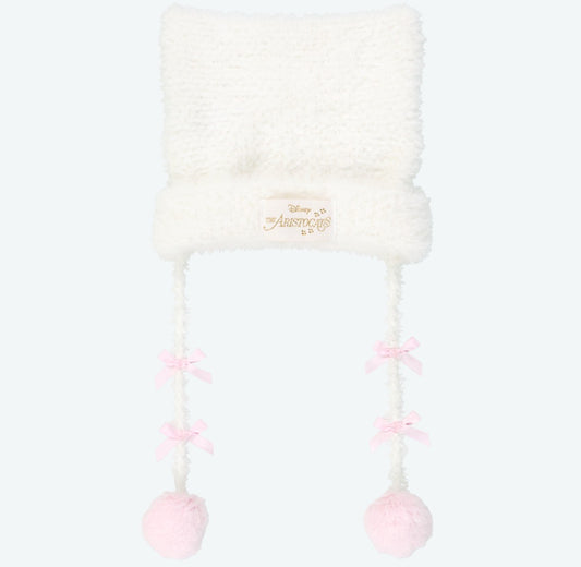 Japan Tokyo Disney Resort Ears Fluffy Winter Cap Hat The Aristocats Marie