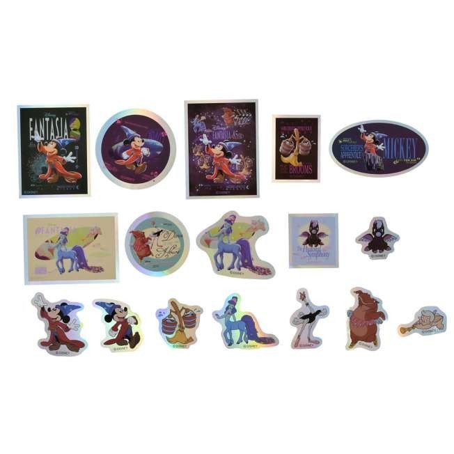 '+Japan Tokyo Disney Store Fantasia Sticker Hologram Boxed FANTASIA 85TH