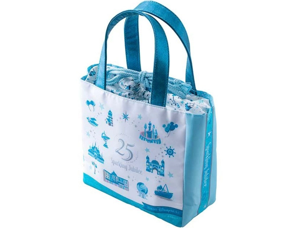 Japan Tokyo Disney Resort Mickey Minnie Souvenir Bag Lunch Case 25th Tote Bag