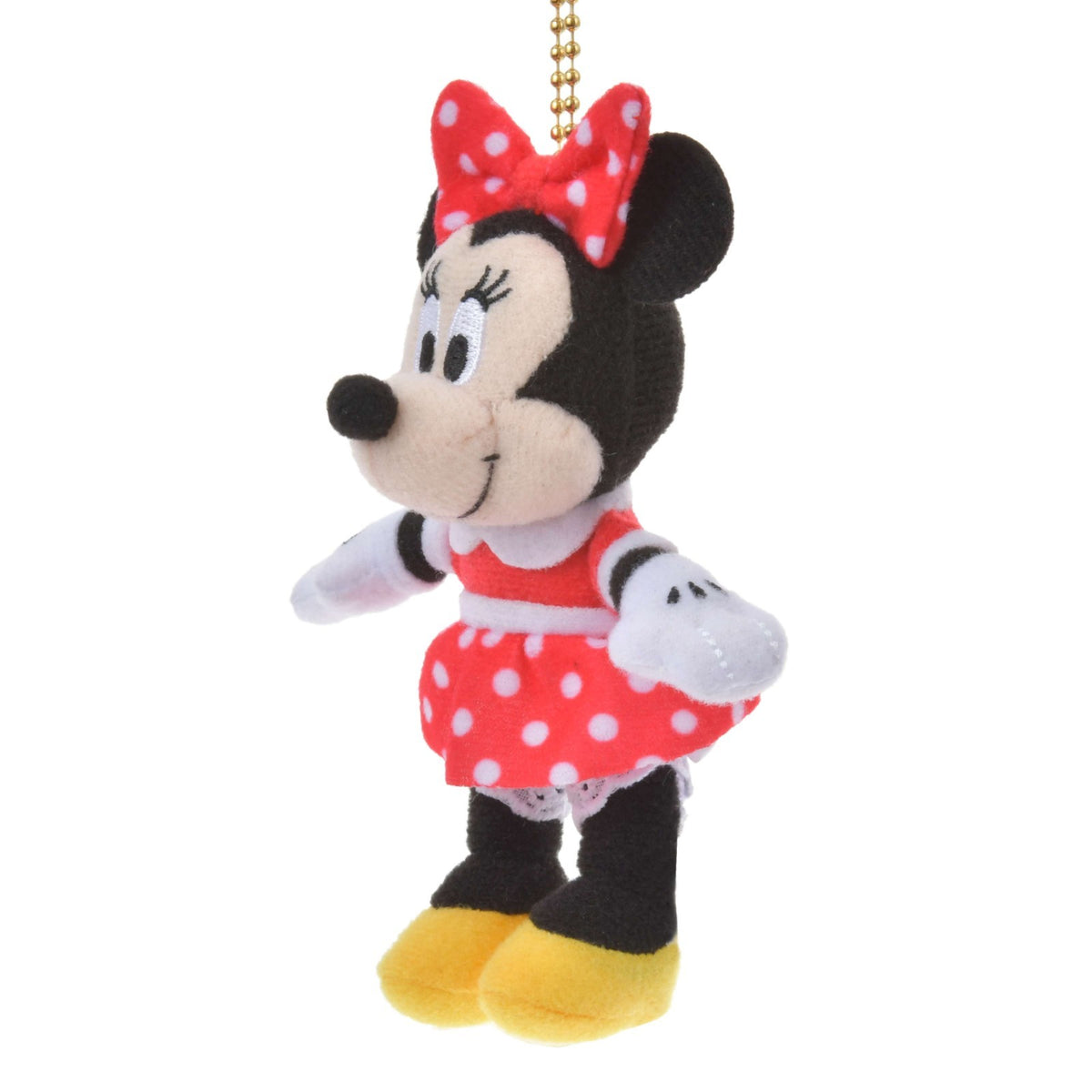 Japan Tokyo Disney Store Minnie Mouse Plush Toy Keychain Mini JAPAN STYLE
