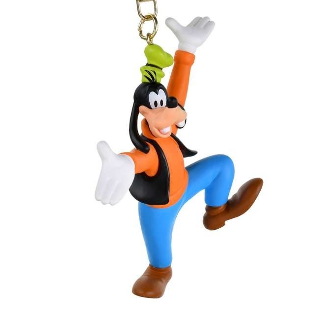 Japan Tokyo Disney Store Goofy Keychain Basic 3D Key Chain Fes