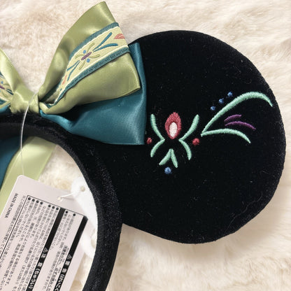 Japan Tokyo Disney Resort Ears Headband Ana Frozen Fantasy Springs Cap Ribbon