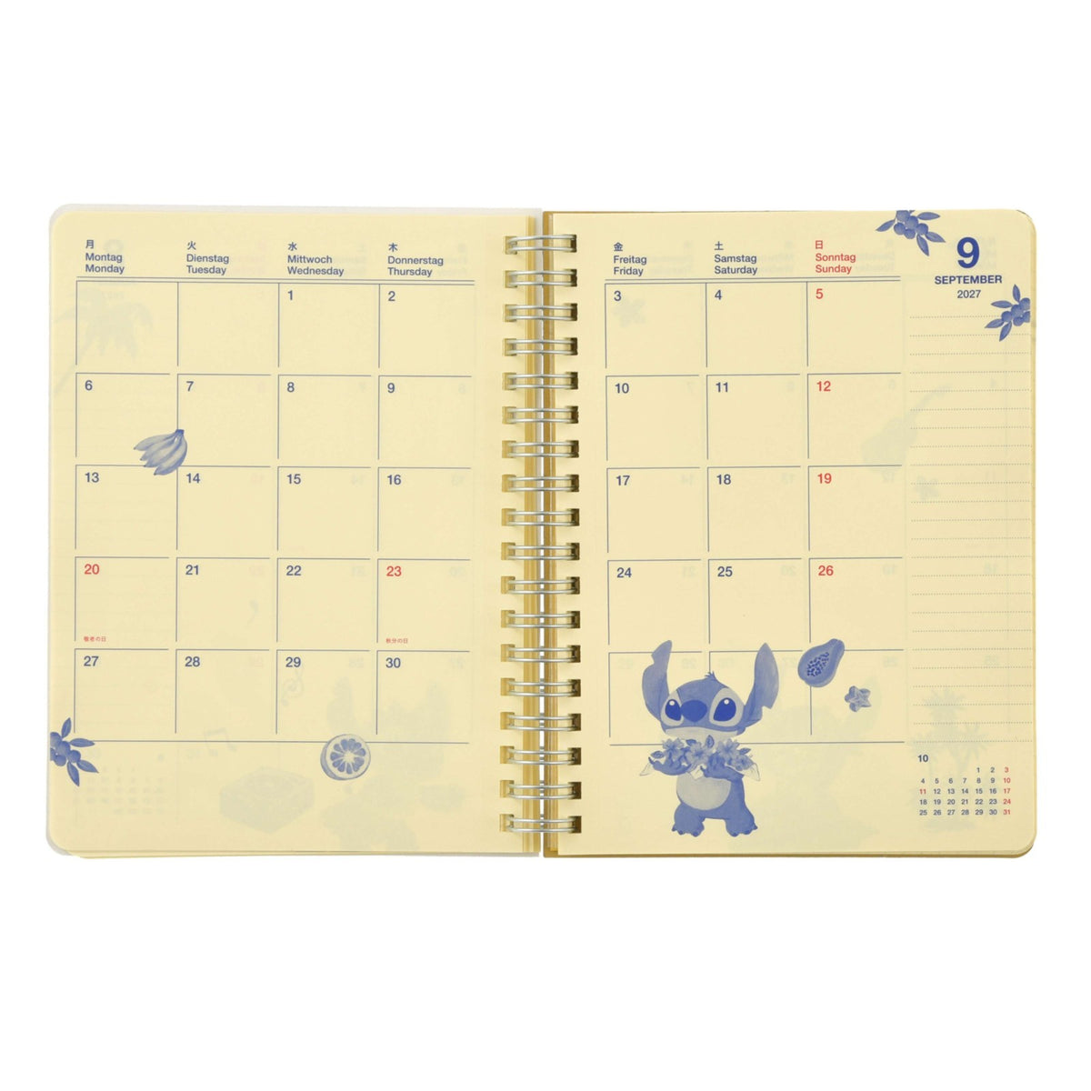 Japan Tokyo Disney Store Lilo Stitch Scrump Delfonics Rollbahn Diary L 2027