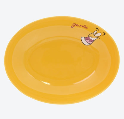 Japan Tokyo Disney Resort Plate Tableware Aladdin Genie Yellow Limited 2025