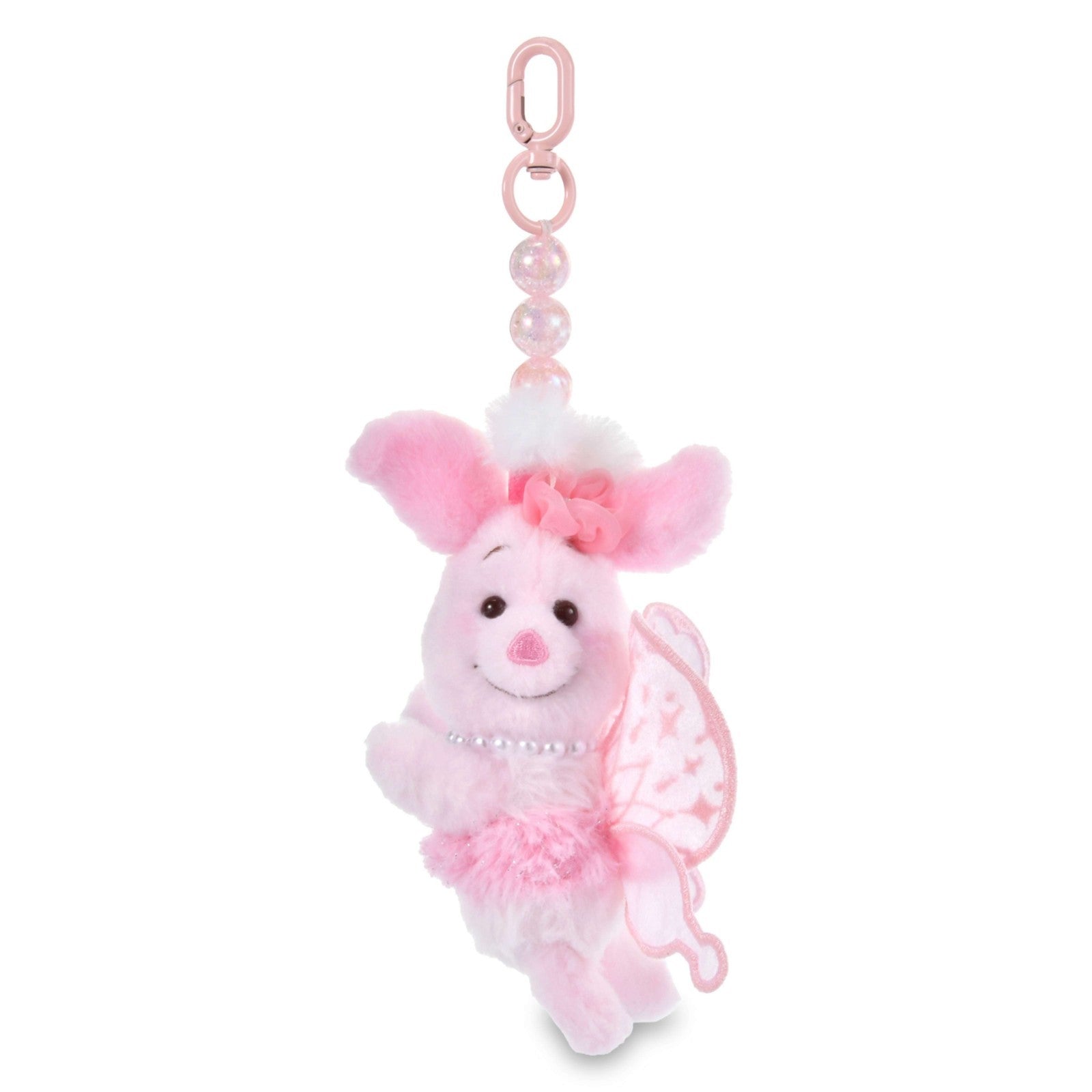 Japan Tokyo Disney Store Piglet Plush Toy Keychain FAIRY POOH Winnie the Pooh
