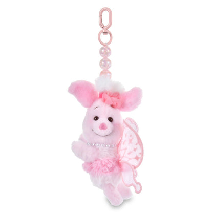 Japan Tokyo Disney Store Piglet Plush Toy Keychain FAIRY POOH Winnie the Pooh