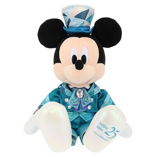 Japan Tokyo Disney Resort Sea 25th Sparkling Jubilee Mickey Mouse Plush Toy