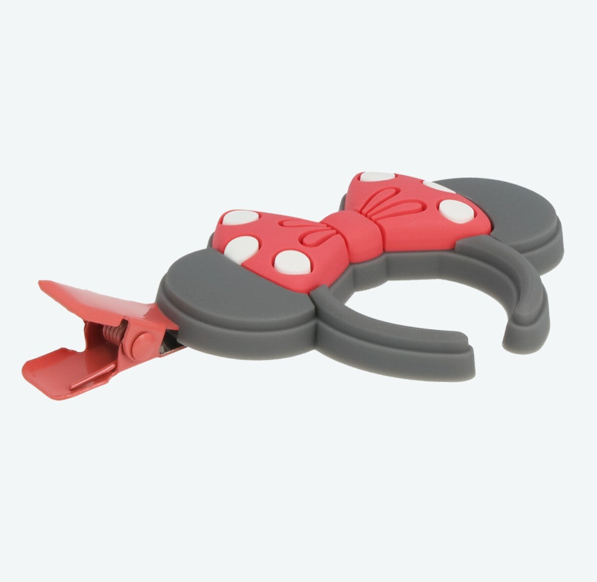 Japan Tokyo Disney Resort 2025 Minnie Ribbon Heart Ears hair clip Set of 2