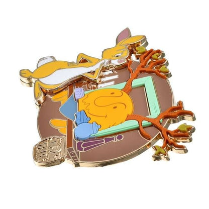 '+Japan Tokyo Disney Store Winnie the Pooh & Rabbit 60th Anniversary Pin Badge