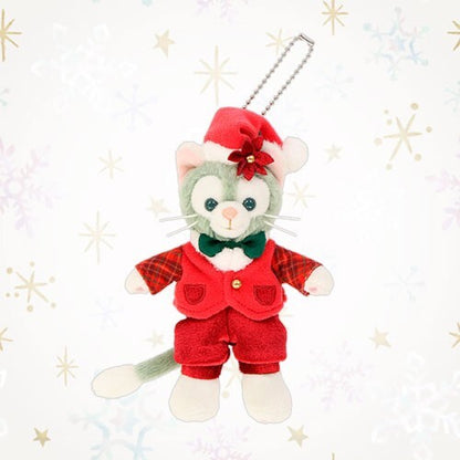Japan Tokyo Disney Resort Duffy Plush Toy Badge Gelatoni 2024 Christmas