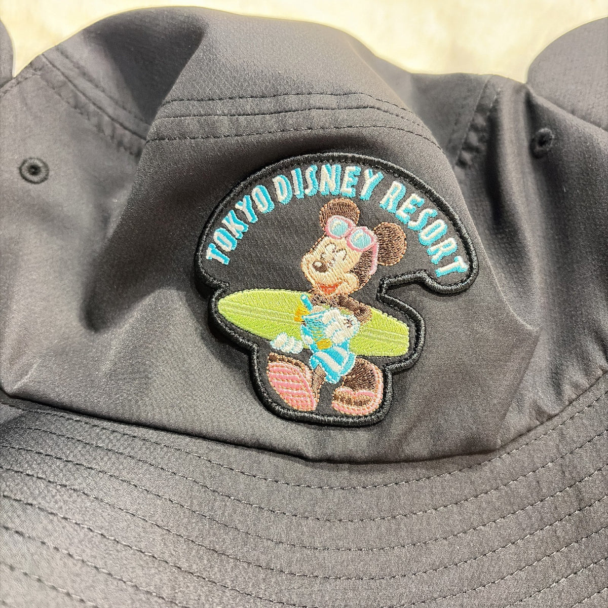 Japan Tokyo Disney Resort Mickey Hat Hello Summer Cap Ears Black