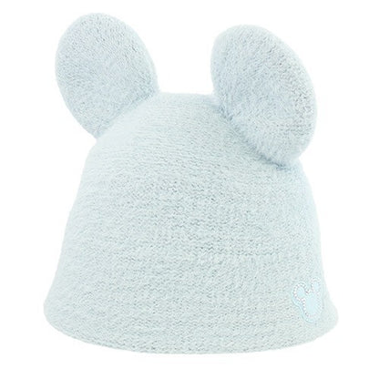 Japan Tokyo Disney Resort Hat Fluffy Blue  Hat Ears Headband Mickey