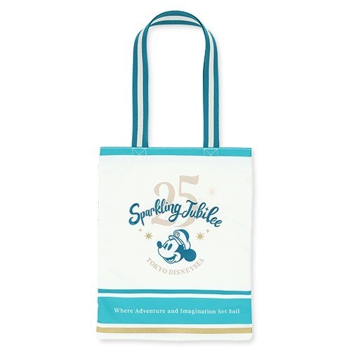 Japan Tokyo Disney Resort Sea 25th Sparkling Jubilee Tote Bag