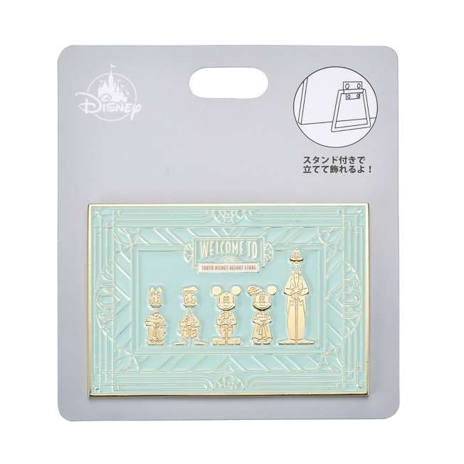 Japan Tokyo Disney Store Mickey & Friends Pin Badge Resort Store 1st Anniversary