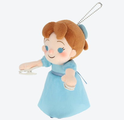Japan Tokyo Disney Resort Peter Pan Wendy Plush Shoulder Clip Keychain
