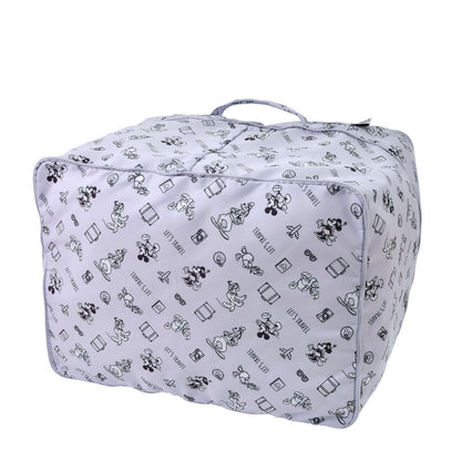 Japan Tokyo Disney Store Mickey Clothes Compression Storage Pouch L Purple