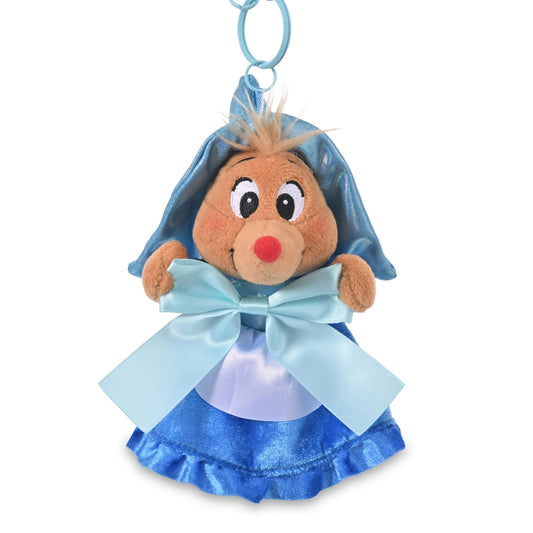 Japan Tokyo Disney Store Suzy Plush Toy Keychain Blue Pearl Cinderella Friends