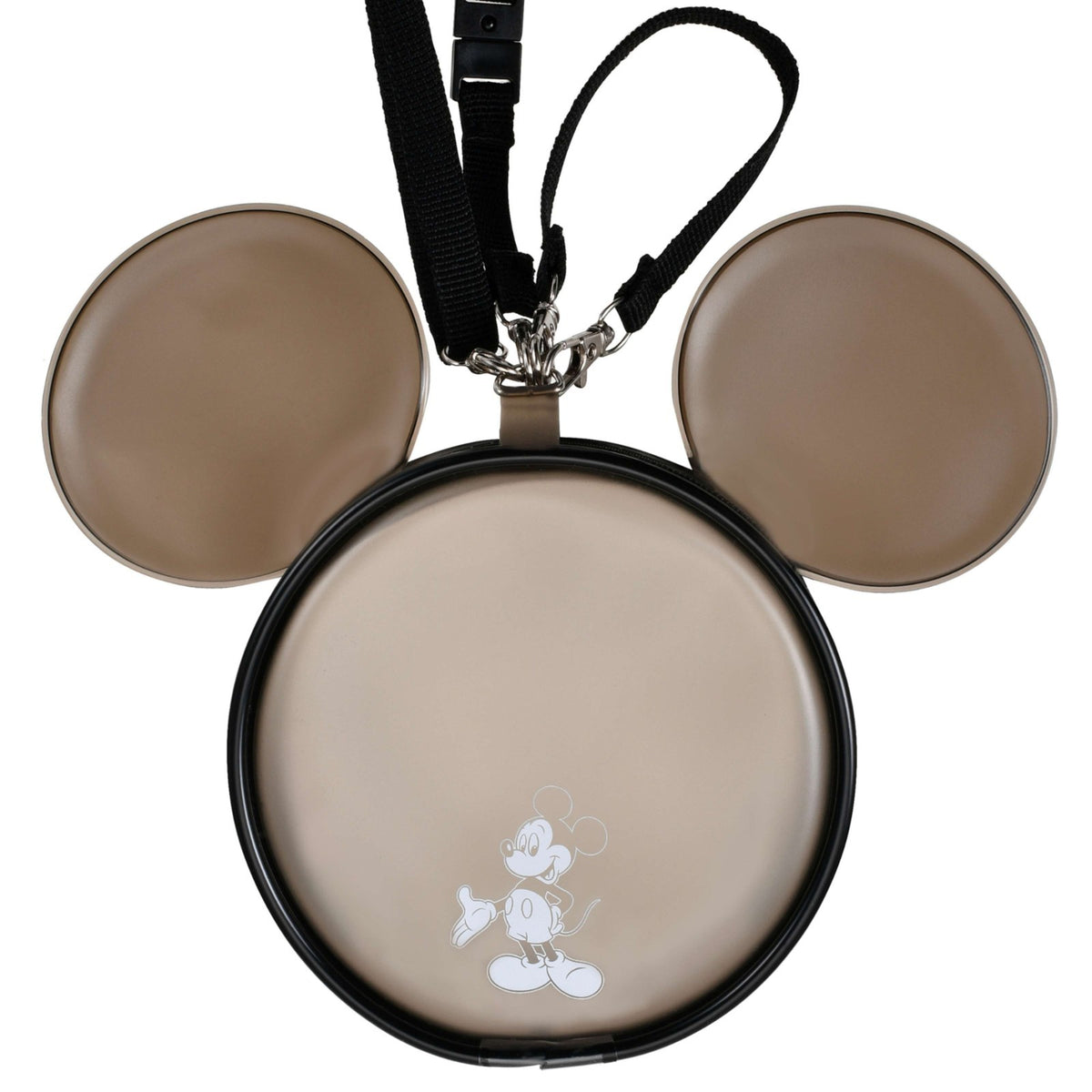 Japan Tokyo Disney Store Mickey Pouch Strap 2-Way Clear Window Heart-Pounding