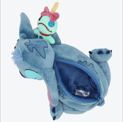 Japan Tokyo Disney Resort Stitch 626 Pen case Pouch Scrump