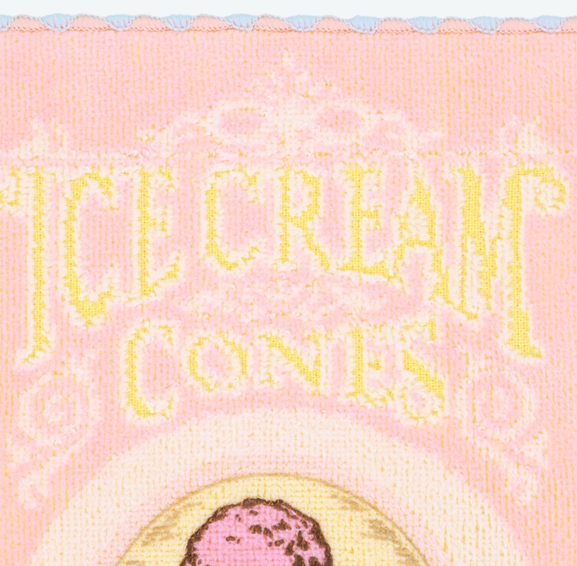 Japan Tokyo Disney Resort Ice cream cone Mini Towel limited