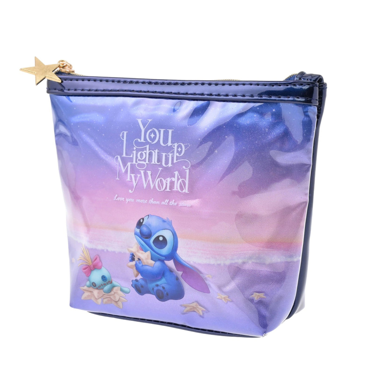 Japan Tokyo Disney Store Stitch & Scrump Pouch Disney Stitch Day Collection