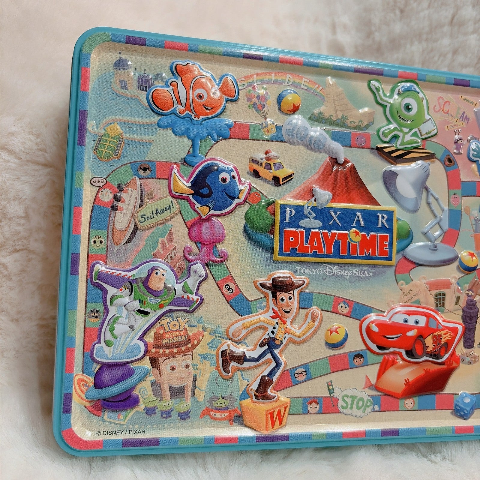 Japan Tokyo Disney Resort Toy Story Candy Tin Woody Buzz Pixar Playtime Cars