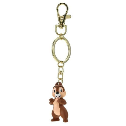 Japan Tokyo Disney Store Chip Keychain Basic 3D Keychain Fes Chip & Dale