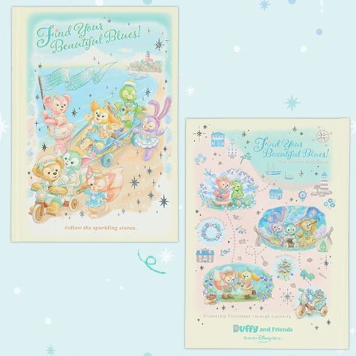 Japan Tokyo Disney Resort Find Your Beautiful Blue Notebook Duffy