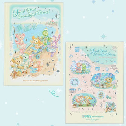 Japan Tokyo Disney Resort Find Your Beautiful Blue Notebook Duffy