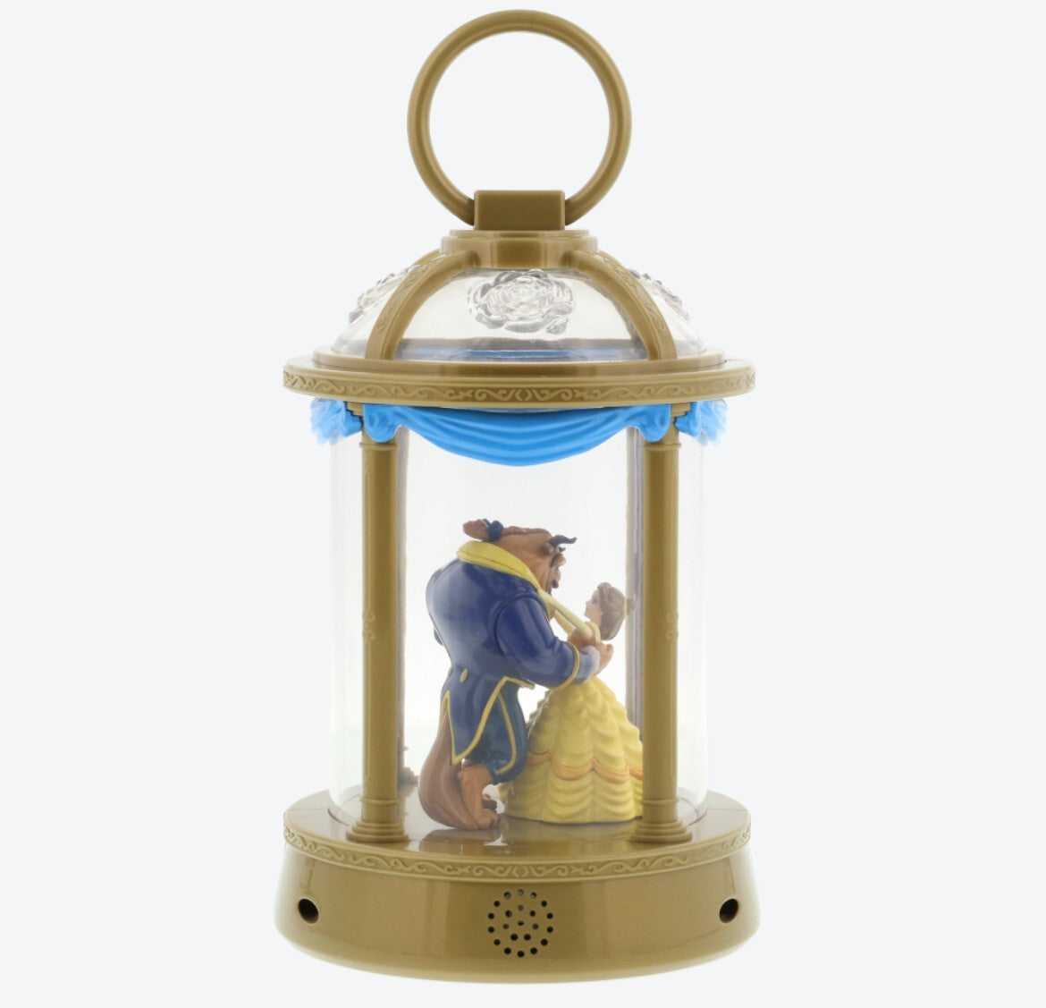 Japan Tokyo Disney Resort Beauty and the Beast Glowing Lantern Music Box Toy
