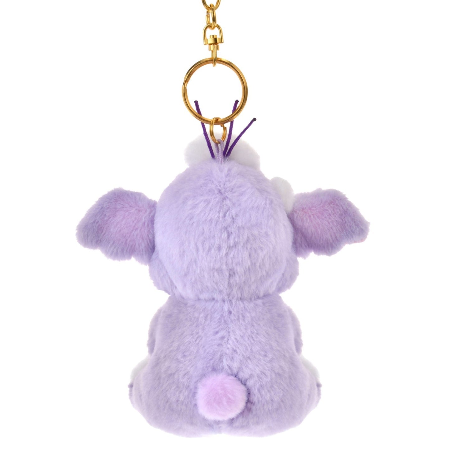 Japan Tokyo Disney Store Lumpy Plush Toy Keychain WHITE POOH Christmas