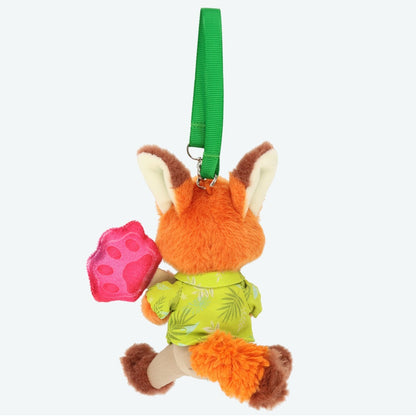 Japan Tokyo Disney Resort Plush Toy Keychain Zootopia Nick Ice Candy