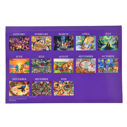 Japan Tokyo Disney Store Mickey Characters Wall Calendar & Organizer 2027