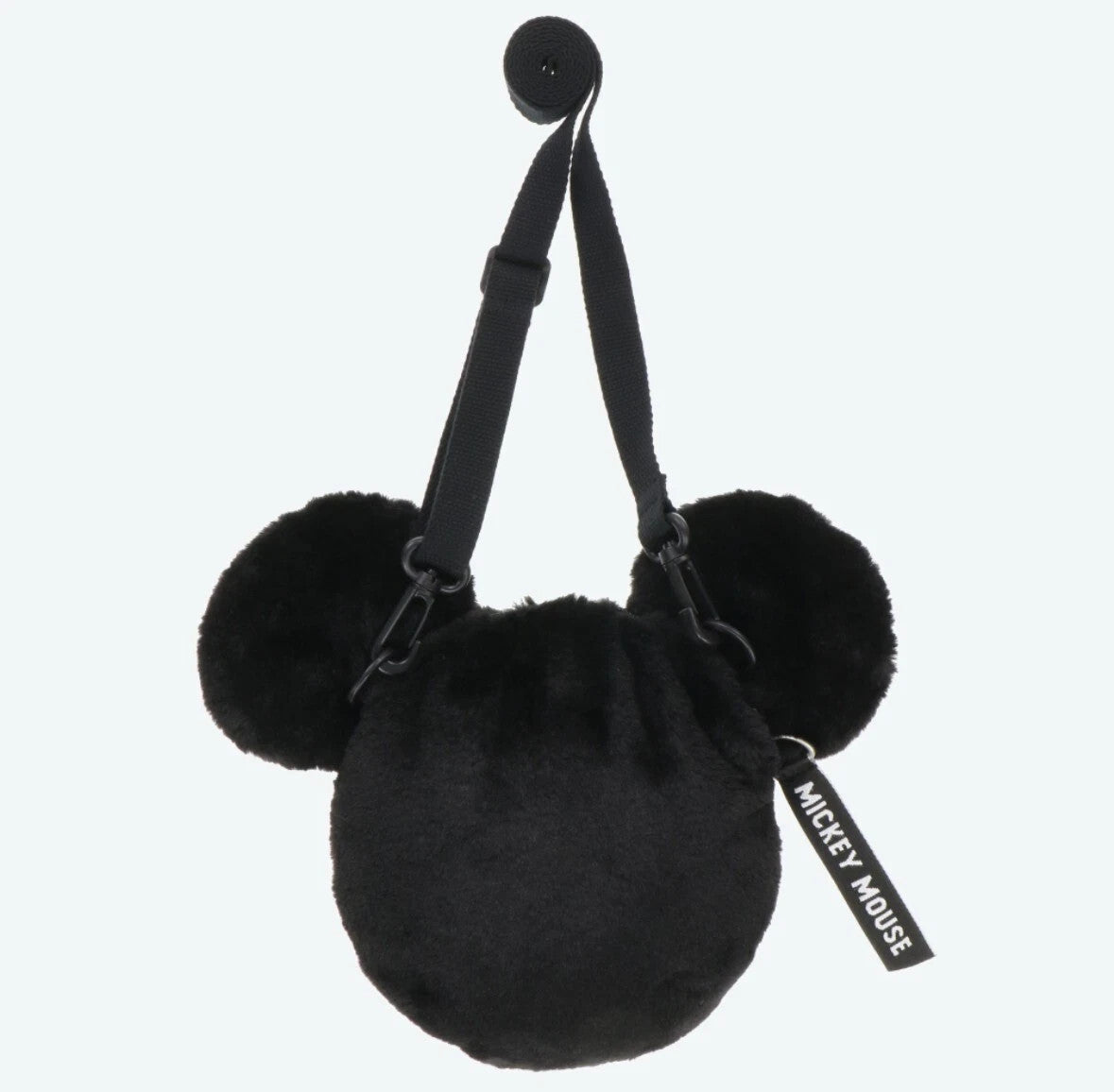 Japan Tokyo Disney Resort Ears & Shoulder Bag Mickey limited Cap Hat Black
