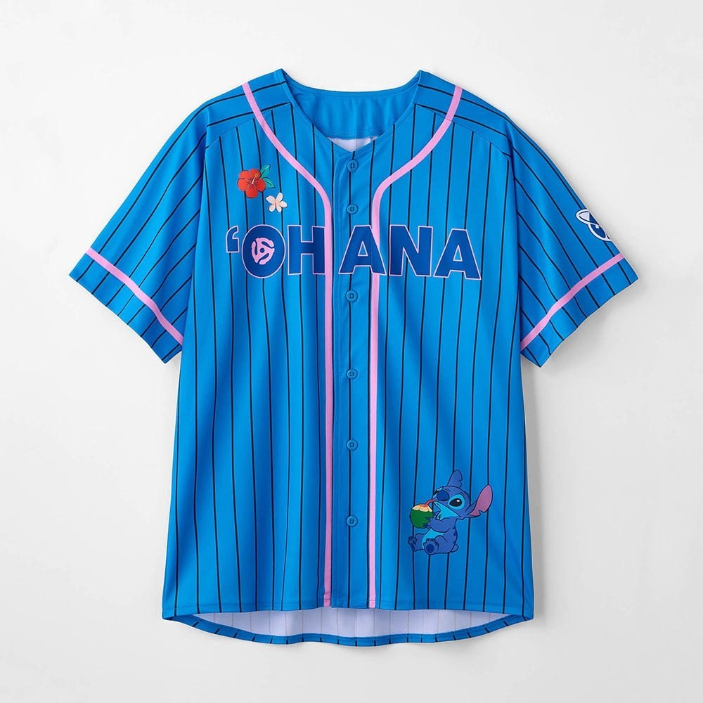 Japan Disney Fantasy Shop Bellemaison Stitch Baseball Shirt