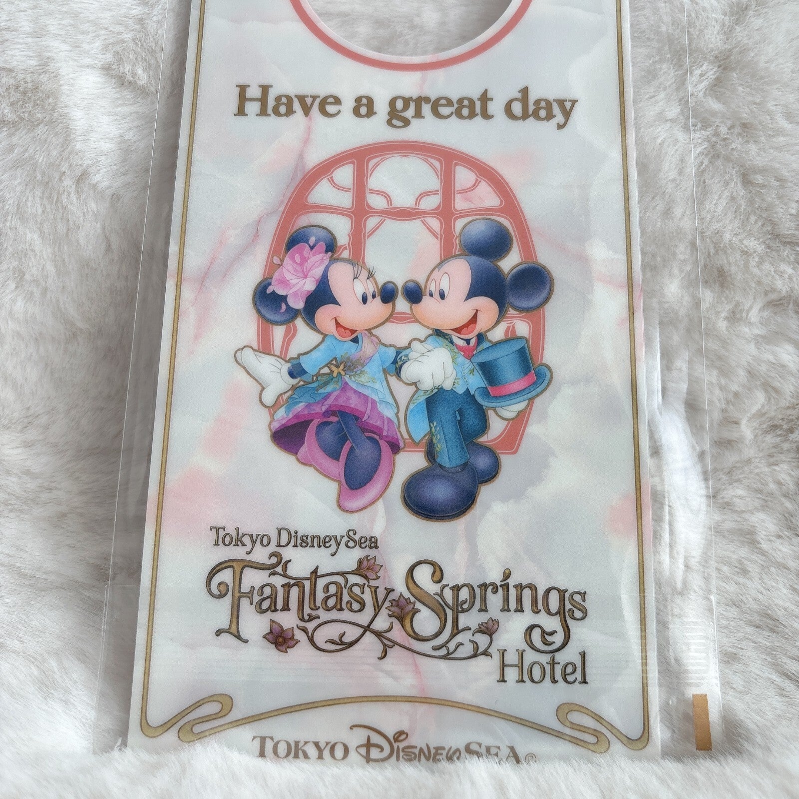 Japan Tokyo Disney Resort Fantasy Springs Hotel Sign Plates Mickey Minnie