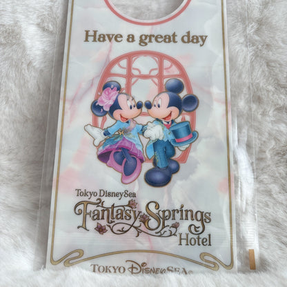 Japan Tokyo Disney Resort Fantasy Springs Hotel Sign Plates Mickey Minnie